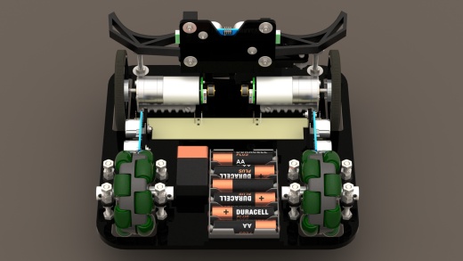Marvin万向轮机器人车(Arduino系统)结构缩略图